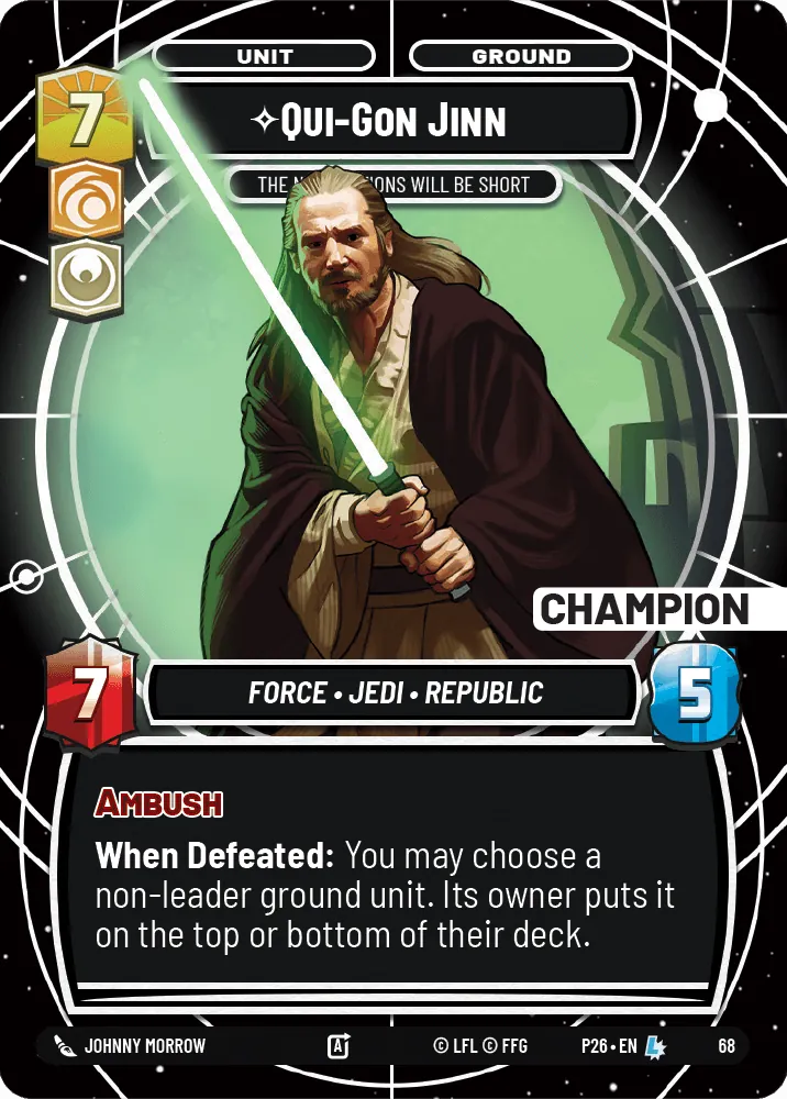 Qui-Gon Jinn — SQ Champion