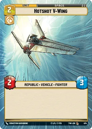 Hotshot V-Wing — Hyperspace