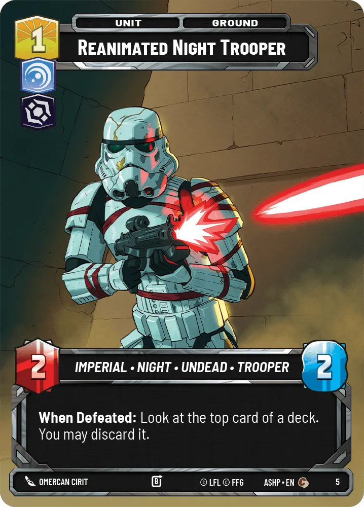 Reanimated Night Trooper — Weekly Play