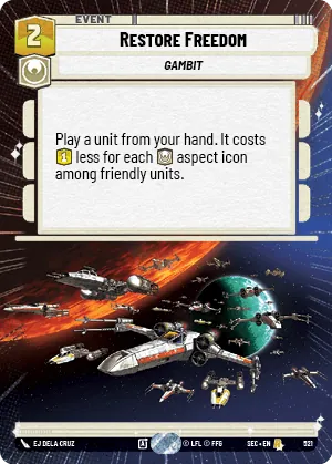 Restore Freedom — Hyperspace