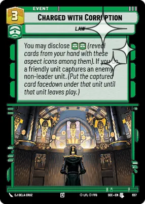 Charged with Corruption — Standard Foil