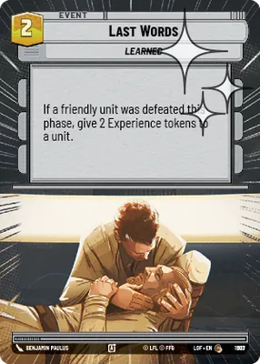 Last Words — Hyperspace Foil