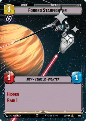 Forged Starfighter — Hyperspace Foil