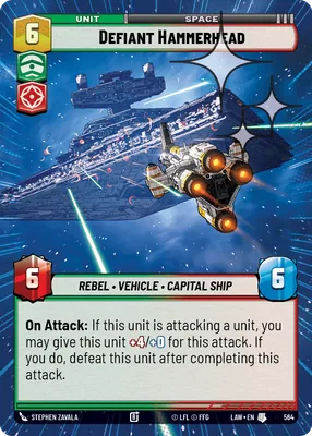 Defiant Hammerhead — Hyperspace Foil
