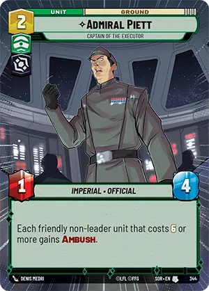 Admiral Piett — Hyperspace