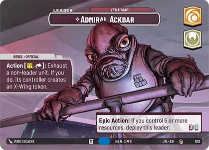 Admiral Ackbar — Showcase