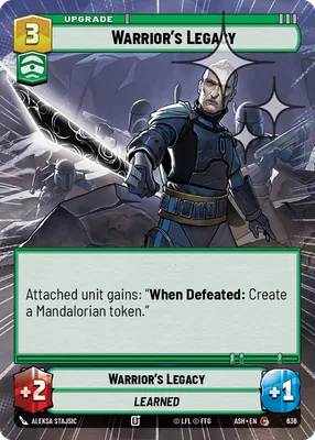 Warrior's Legacy — Hyperspace Foil