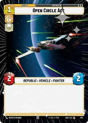 Open Circle Ace — Hyperspace Foil