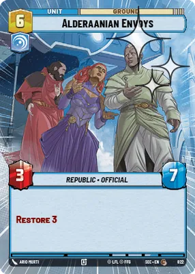 Alderaanian Envoys — Hyperspace Foil