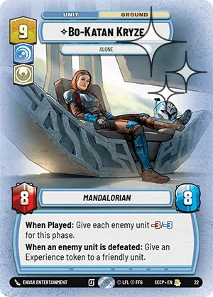 Bo-Katan Kryze — Weekly Play Foil