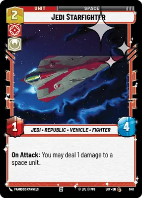 Jedi Starfighter — Standard Foil