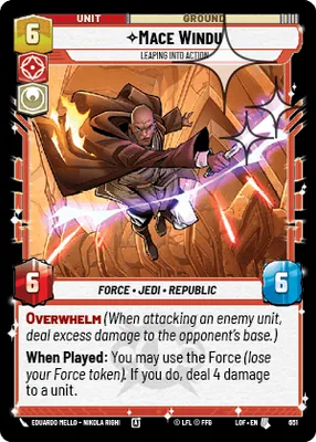 Mace Windu — Standard Foil