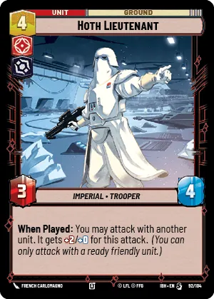 Hoth Lieutenant — Standard