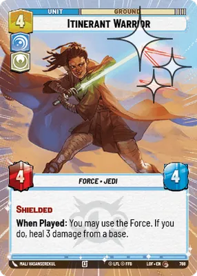 Itinerant Warrior — Hyperspace Foil