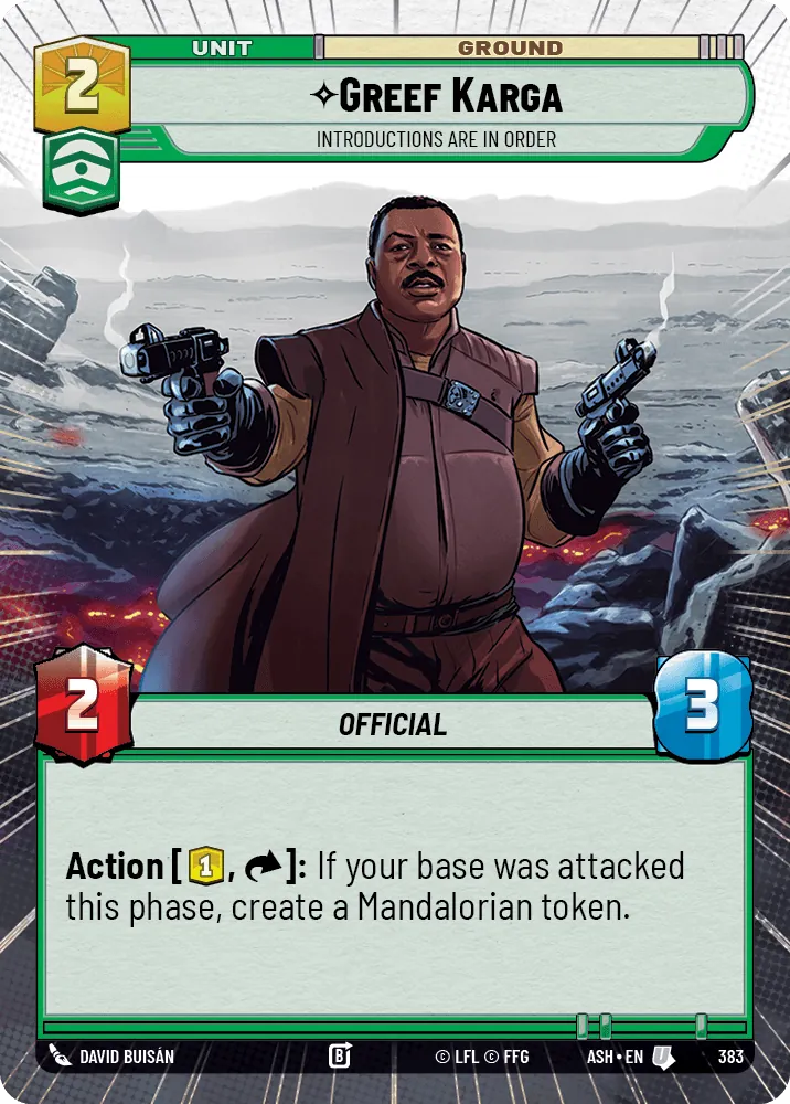 Greef Karga — Hyperspace