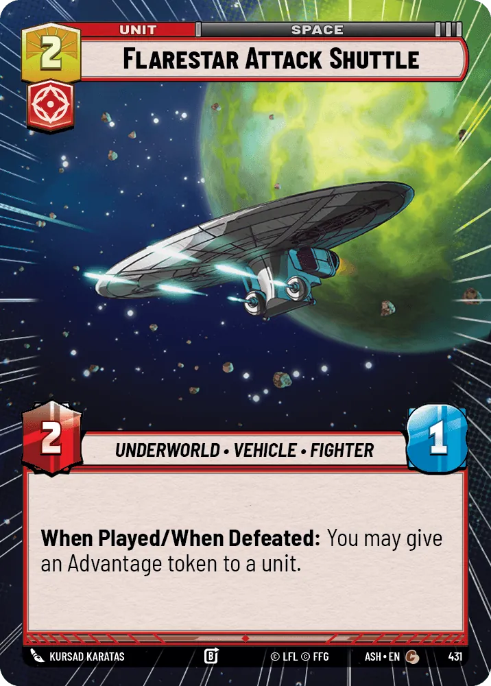 Flarestar Attack Shuttle — Hyperspace