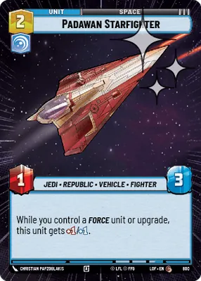 Padawan Starfighter — Hyperspace Foil