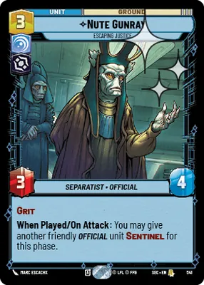 Nute Gunray — Standard Foil