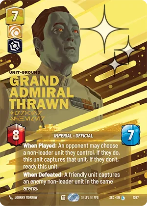 Grand Admiral Thrawn — Foil Prestige