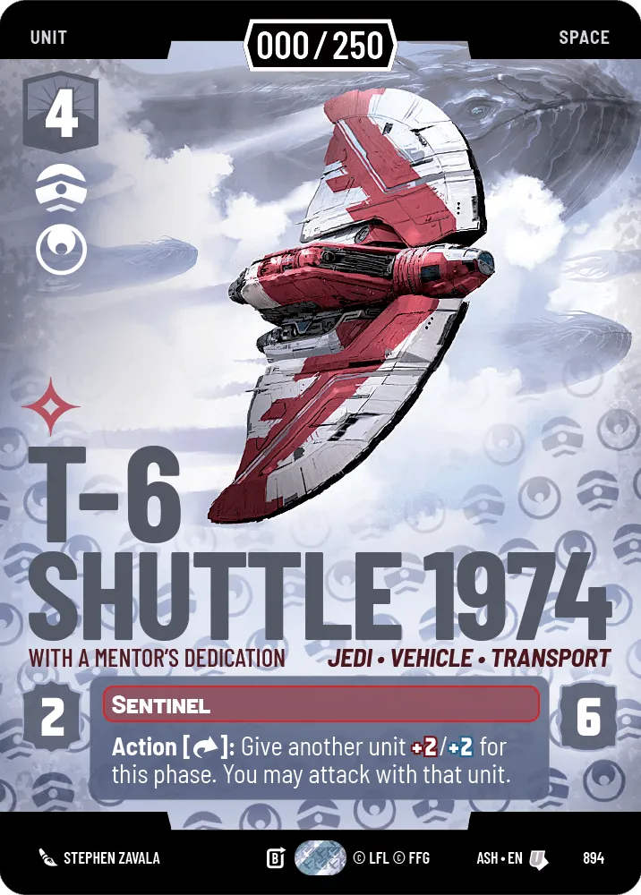 T-6 Shuttle 1974 — Serialized Prestige
