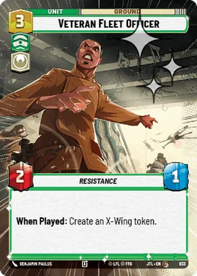 Veteran Fleet Officer — Hyperspace Foil