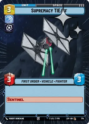 Supremacy TIE/sf — Hyperspace Foil
