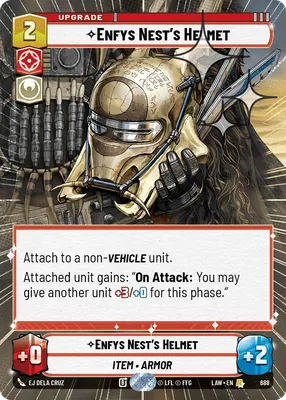 Enfys Nest's Helmet — Hyperspace Foil