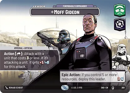 Moff Gideon — Showcase