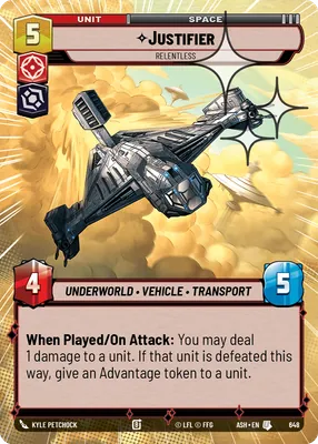 Justifier — Hyperspace Foil