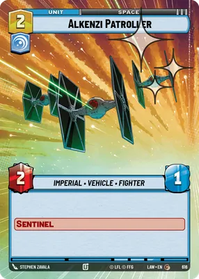 Alkenzi Patroller — Hyperspace Foil