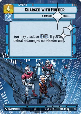 Charged with Murder — Hyperspace Foil