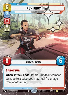 Chirrut Îmwe — Hyperspace Foil