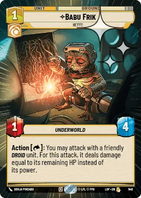 Babu Frik — Hyperspace Foil