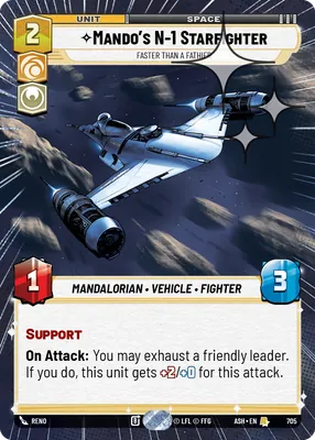 Mando's N-1 Starfighter — Hyperspace Foil