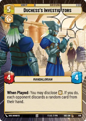 Duchess's Investigators — Hyperspace Foil