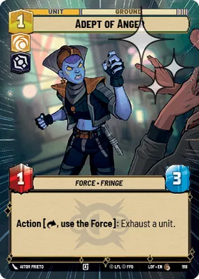 Adept of Anger — Hyperspace Foil