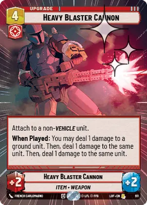 Heavy Blaster Cannon — Hyperspace Foil