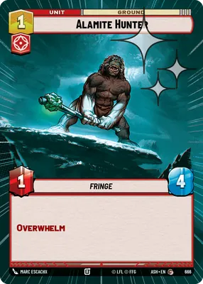 Alamite Hunter — Hyperspace Foil