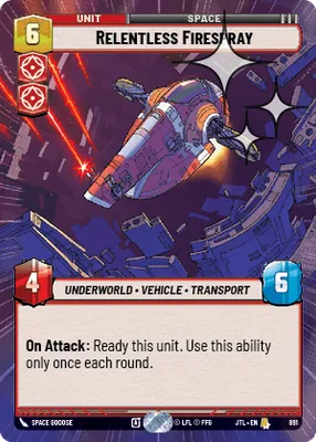Relentless Firespray — Hyperspace Foil