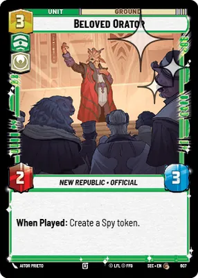 Beloved Orator — Standard Foil