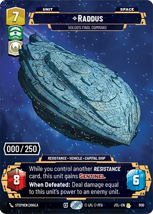 Raddus — Serialized Prestige