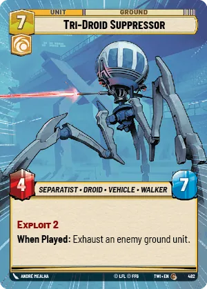 Tri-Droid Suppressor — Hyperspace