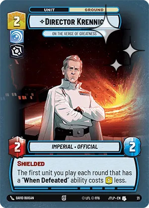 Director Krennic — Weekly Play Foil