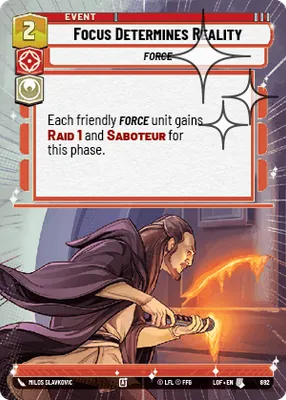 Focus Determines Reality — Hyperspace Foil