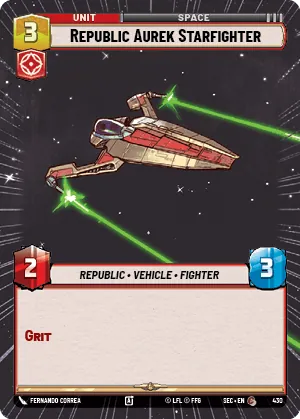 Republic Aurek Starfighter — Hyperspace
