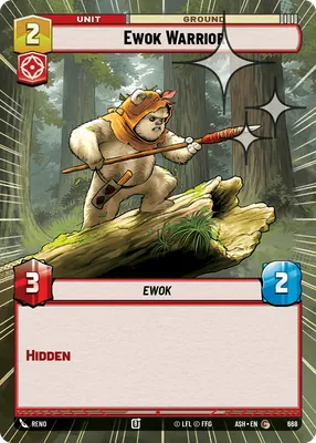 Ewok Warrior — Hyperspace Foil