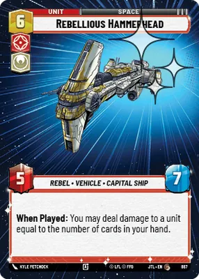 Rebellious Hammerhead — Hyperspace Foil