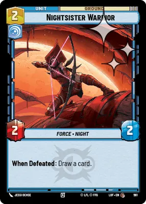 Nightsister Warrior — Standard Foil