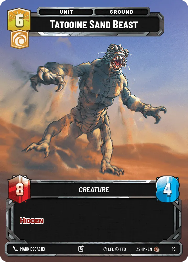 Tatooine Sand Beast — Weekly Play