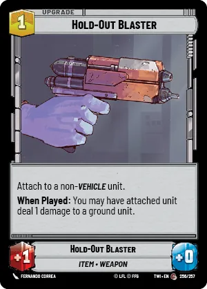 Hold-Out Blaster